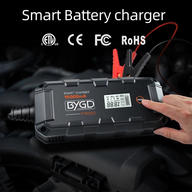 12V Quick Charging Car Battery Charging Motorcycle Charger Full Intelligent Automatic Repair Battery Charger